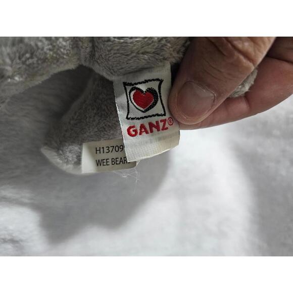 Ganz Wee Bears Village Elephant Costume Plush Teddy Bear Toy Gray Ears & Tail 7" - Picture 10 of 13